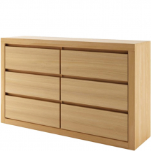 Komoda drewniana dębowa KD312 Podstawowe