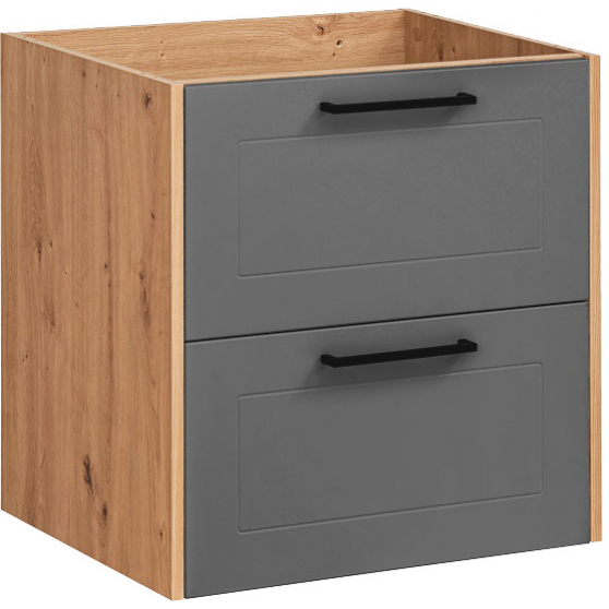 Szafka łazienkowa pod umywalkę 60 cm 820 MADERA GREY Podstawowe