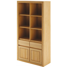 Regał drewniany dębowy KW304 Podstawowe