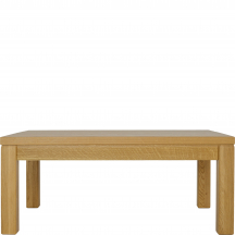 Ława drewniana dębowa 120 cm blat 2,5 cm ST311/2,5 Widok z innej strony