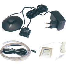 Pasek LED + oświetlenie górne NEO-14 Białe zimne Podstawowe