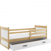 Łóżko dla dziecka drewniane z materacem RICO Sosna Podstawowe (1)