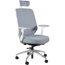 Fotel obrotowy ergonomiczny HERO BIAŁY Podstawowe