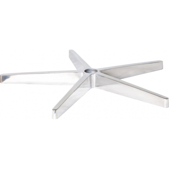 Podstawa do foteli obrotowych aluminiowa polerowana 0009P Podstawowe