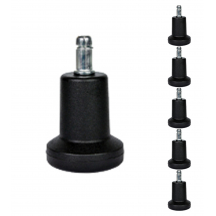 Stopki do foteli obrotowych nylonowe wysokie GD-02) 5szt Podstawowe