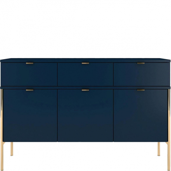 Komoda P02 Navy Blue POLKA Podstawowe