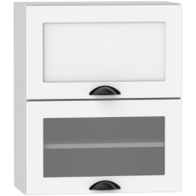 Szafka górna wisząca witryna 2 klapy W..GRF/2 SD ADELE Podstawowe (1)