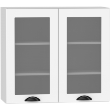 Szafka górna wisząca z witryną 2 drzwi WS80 ADELE Podstawowe (1)