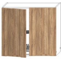 Szafka górna wisząca z suszarką 2 drzwi W80SU ALU ZOYA Podstawowe