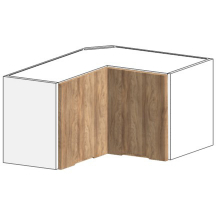 Szafka górna wisząca narożna 2 drzwi WRN36 ZOYA Podstawowe