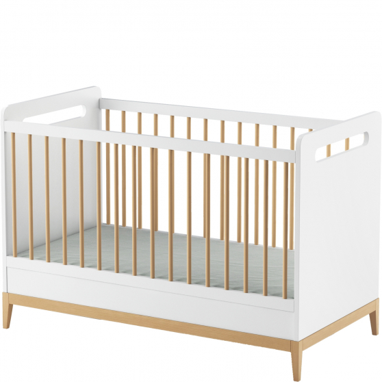 Łóżeczko 60 x 120 z opcją sofki T08A-06 ELLE Podstawowe (1)