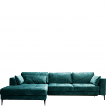 Narożnik z funkcją spania i pojemnikiem REC/BK-2DL LUZI Podstawowe