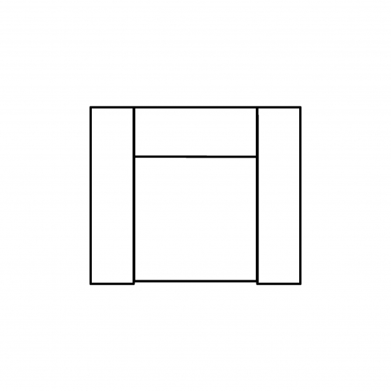 Fotel 1,5 MELLOW Szkic
