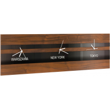 Zegar potrójny poziomy VIGO Podstawowe