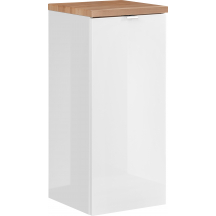 Szafka łazienkowa wisząca z koszem na pranie 811B CAPRI WHITE Podstawowe