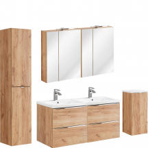Zestaw mebli do łazienki SET 120 cm CAPRI OAK Podstawowe