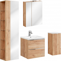 Zestaw mebli do łazienki SET 60 cm CAPRI OAK Podstawowe