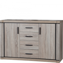 Komoda 140 cm D-5 DALLAS DĄB TRUFLOWY Podstawowe