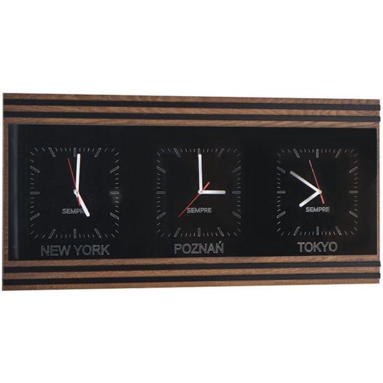 Zegar potrójny poziomy SEMPRE Podstawowe