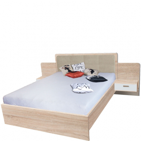 Łóżko 160 x 200 ze stelażem EF2 EFFECT Podstawowe