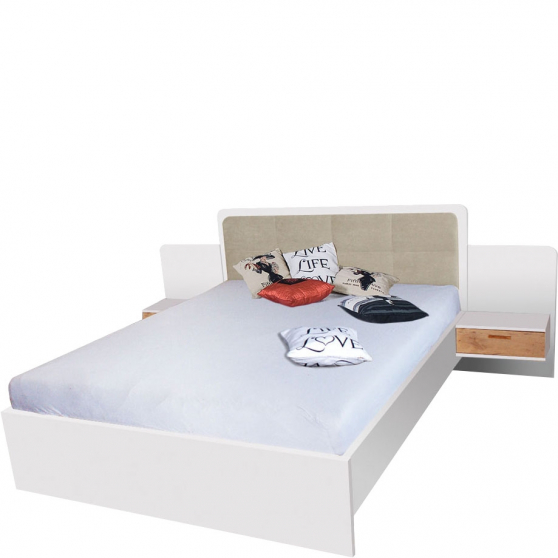 Łóżko 160 x 200 ze stelażem EF1 EFFECT Podstawowe
