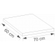 Blat 70 cm Szkic