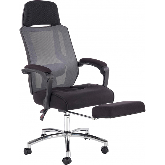 Fotel obrotowy pracowniczy z podnóżkiem FREEMAN Podstawowe