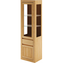Witryna drewniana dębowa KW306 Prawy Podstawowe