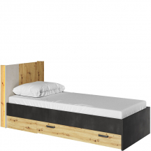Łóżko 90 x 200 ze stelażem QB-12 QUBIC Podstawowe