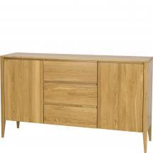 Komoda drewniana dębowa KD330 RETRO DĄB Podstawowe