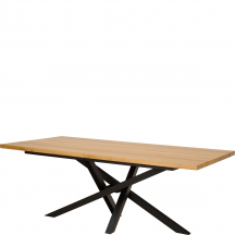 Stół drewniany dębowy 120x80x75 ST377 METAL Podstawowe