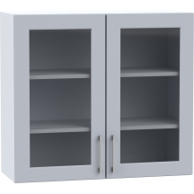 Szafka górna wisząca z witryną 2 drzwi WS80 NATALIA Podstawowe (1)