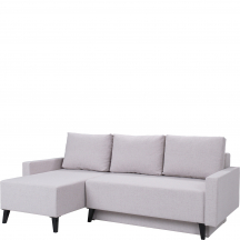 Narożnik z funkcją spania i pojemnikiem OVIEDO GLOSS Lewy Podstawowe