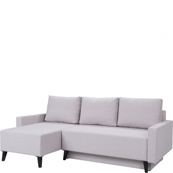 Narożnik z funkcją spania i pojemnikiem OVIEDO GLOSS Lewy Podstawowe