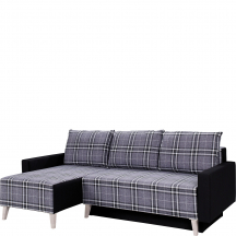 Narożnik z funkcją spania i pojemnikiem MEMONE Lewy Podstawowe (1)