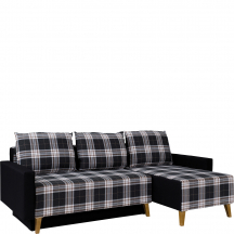 Narożnik z funkcją spania i pojemnikiem MEMONE Prawy Podstawowe (2)