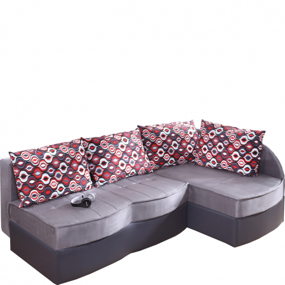 Narożnik z funkcją spania i pojemnikiem LIDO Prawy Podstawowe