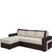 Narożnik z funkcją spania i pojemnikiem KOLDER Lewy Podstawowe