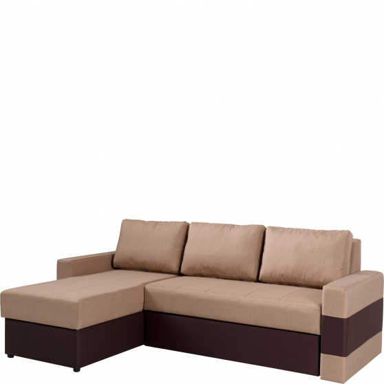 Narożnik z funkcją spania i pojemnikiem GORDIA Lewy Podstawowe (1)