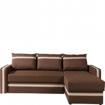 Narożnik z funkcją spania i pojemnikiem EUFORIA Prawy Podstawowe (2)