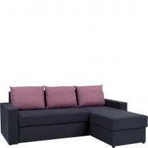 Narożnik z funkcją spania i pojemnikiem DOMINO Prawy Podstawowe (1)