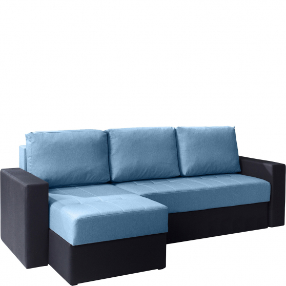 Narożnik z funkcją spania i pojemnikiem CALABRINI Lewy Podstawowe (1)