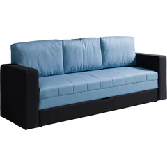 Sofa z funkcją spania i pojemnikiem CALABRINI Podstawowe (1)
