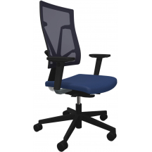 Fotel obrotowy biurowy 4ME-MESH-BL-SOFT-SEAT-SFB1 Podstawowe (1)