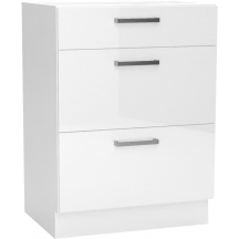 Szafka dolna stojąca 3 szuflady D60S/3 VITA Podstawowe (1)