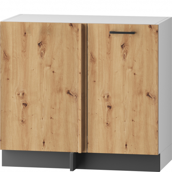 Szafka dolna stojąca narożna 1 drzwi 90x44 DNP CLARA Podstawowe (1)