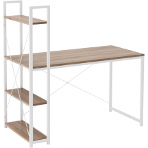 Biurko B1 Biały / Dąb Sonoma NARVIK Podstawowe