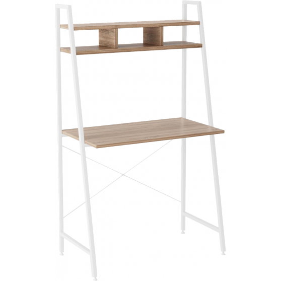 Biurko B2 Biały / Dąb Sonoma NARVIK Podstawowe