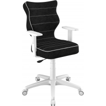 Fotel obrotowy młodzieżowy DUO BIAŁY Podstawowe (1)