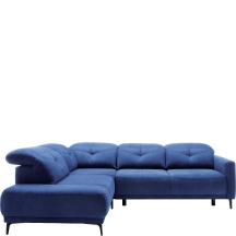 Narożnik z funkcją spania i pojemnikiem 1HT/BKL-E-2,5FP SANDRA Granatowy SANDRA Podstawowe